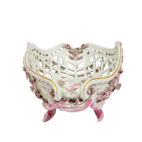 MEISSEN Korbschale, 1860-1924, - photo 4