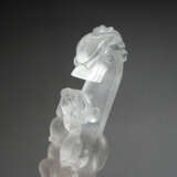 A CRYSTAL JADE DRAGON BELT HOOK OF QING DYNASTY (1644-1912) - Foto 4