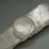 A CRYSTAL JADE DRAGON BELT HOOK OF QING DYNASTY (1644-1912) - Foto 5