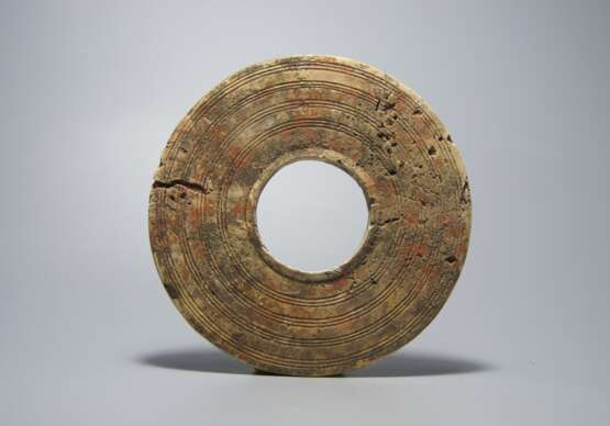 A JADE DISC BI OF CULTURE PERIOD - photo 1