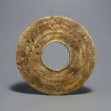 A JADE DISC BI OF CULTURE PERIOD - photo 2