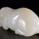 A HETIAN WHITE JADE HORSE OF QING DYNASTY - Foto 5
