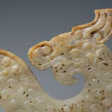 A HETIAN WHITE JADE DRAGON OF WARRING STATES PERIOD (476-221BC) - Foto 8
