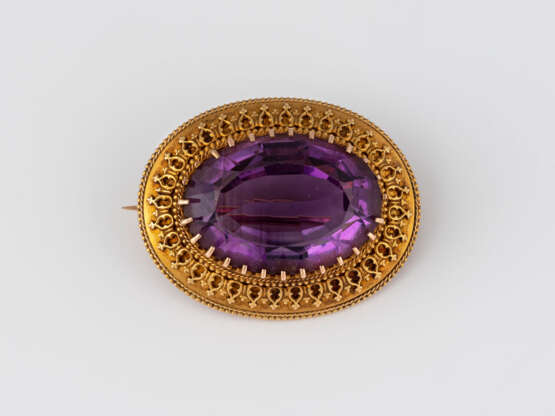 AMETHYST-BROSCHE - Foto 1