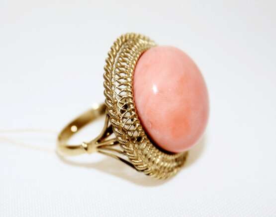 “Ring with coral” - photo 1