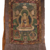 EIN THANGKA DES BUDDHA SHAKYAMUNI - Foto 1