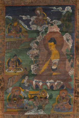 EIN THANGKA DES SHAKYAMUNI - photo 1