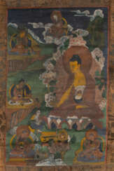 EIN THANGKA DES SHAKYAMUNI
