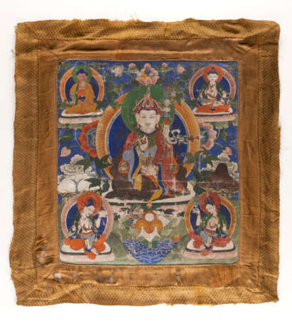 EIN THANGKA DES PADMASAMBHAVA - photo 1