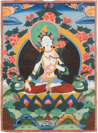 EIN THANGKA DER WEISSEN TARA - photo 1