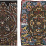 ZWEI MANDALA THANGKA - Foto 1