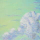 “Bathers” Canvas Acrylic paint Impressionist Landscape painting 2018 - photo 2