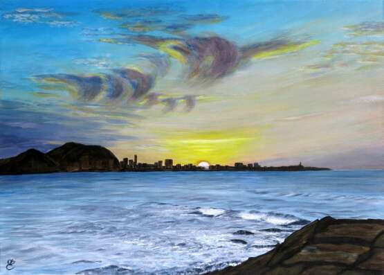 “Sunrise over San Juan” Canvas Acrylic paint 2017 - photo 1