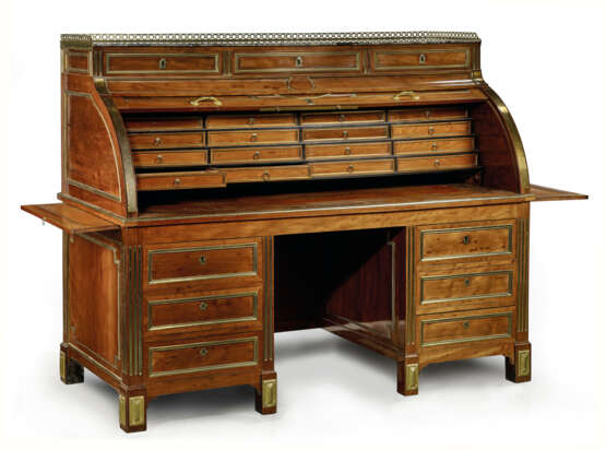 BUREAU A CYLINDRE NEOCLASSIQUE - Foto 2