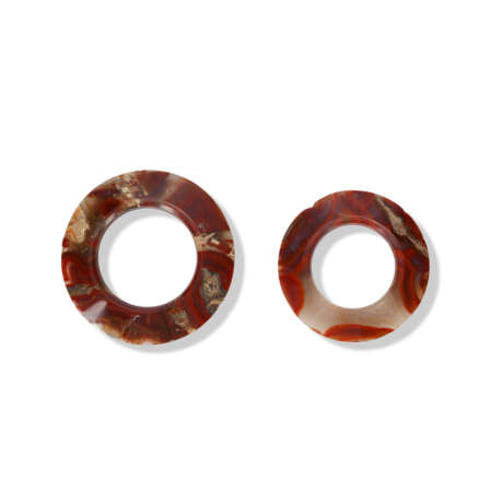 TWO AGATE DISCS - photo 1