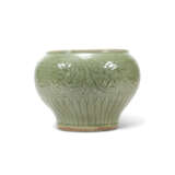 A LONGQUAN CELADON CARVED ‘PEONY’ JAR - photo 2