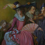 “Madrigal.” Canvas Oil paint Realist Historical genre 2009 - photo 1