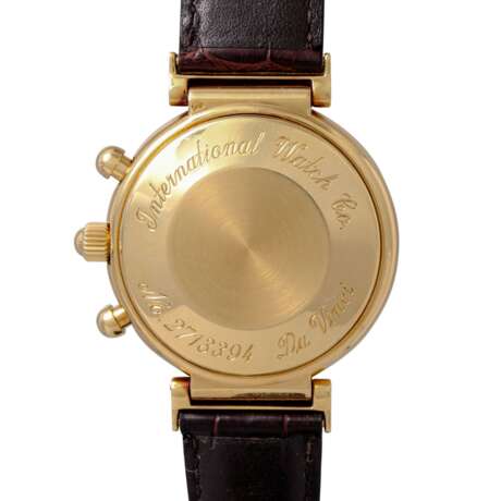IWC Vintage Da Vinci Ewiger Kalender mit Chronograph und Mondphasen, Ref. 3750. Armbanduhr. - фото 2