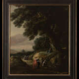 Утиная охота Филипп ван Дапельс Bois naturel Huile Peinture de paysage Les Pays-Bas 17 век - photo 1
