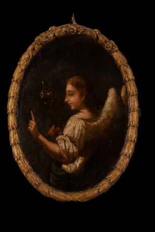 Ангел Artiste inconnu Bord Huile Portrait Italie 17 век - photo 1