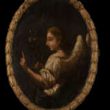 Ангел Artiste inconnu Bord Huile Portrait Italie 17 век - photo 1