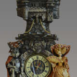 Часы со шкатулкой “из серии Старые замки.”, Brass, художественная резьба по дереву, старые замки, бытовой сюжетный, Russia, 2022 - photo 1