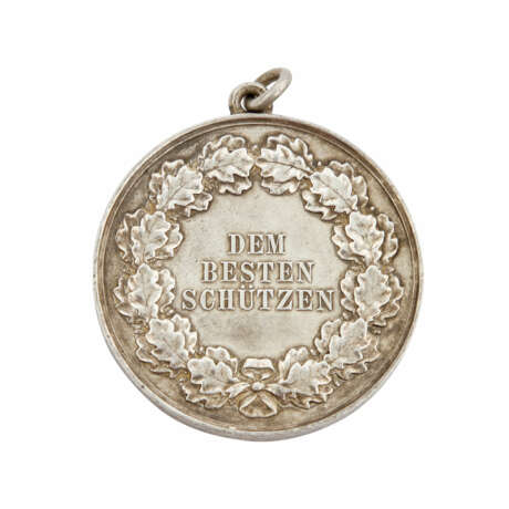 Preussen - Medaille v. Weigand DEM BESTEN SCHÜTZEN - Foto 1
