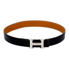 AUFLÖSUNG EINER SAMMLUNG. HERMÈS Wendegürtel, L.: 75cm, akt. NP.: 660,-€.