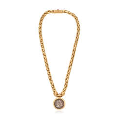 BULGARI COIN, RUBY AND GOLD 'MONETE' NECKLACE