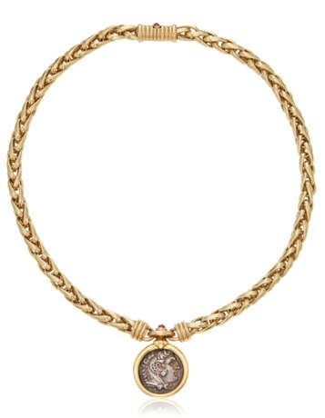 BULGARI COIN, RUBY AND GOLD 'MONETE' NECKLACE - фото 3