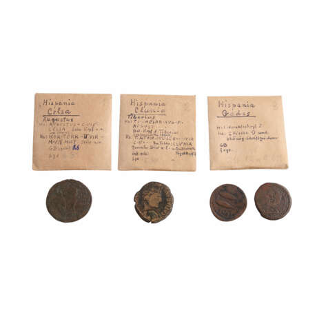Römisch provinzial / Phönizisch / Spanien – Hispania, 4 Bronzen unter - photo 1