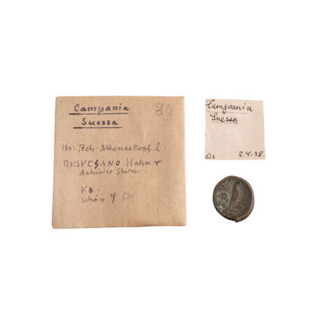 Kampanien Suessa Aurunca - Bronze, nach 268 v. Chr. geprägt, - photo 1
