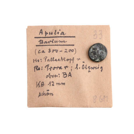 Griechen / Italien, Apulien - Barium (Bari) - Seltene Bronze, - фото 1