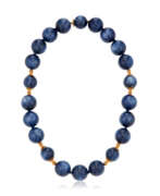 Kyanit. NO RESERVE | VERDURA KYANITE AND GOLD NECKLACE