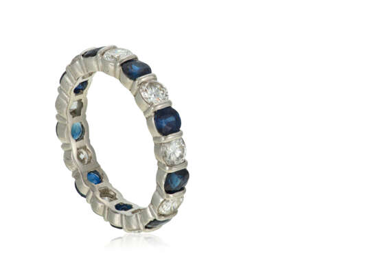 NO RESERVE | VAN CLEEF & ARPELS SAPPHIRE AND DIAMOND RING - Foto 3