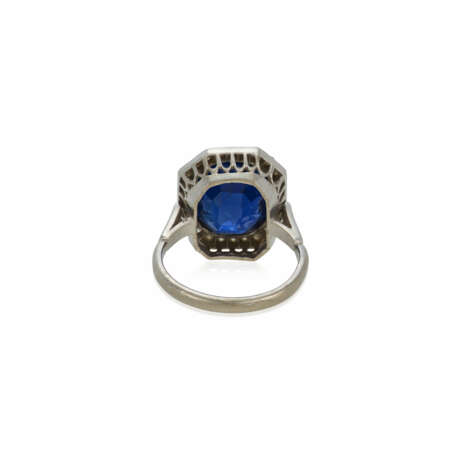 SAPPHIRE AND DIAMOND RING - photo 5