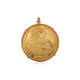 NO RESERVE | ANTIQUE COIN AND GOLD PENDANT - Foto 1
