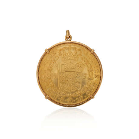 NO RESERVE | ANTIQUE COIN AND GOLD PENDANT - фото 3