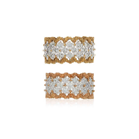 NO RESERVE | BUCCELLATI DIAMOND 'ROMBI ETERNELLE' RING AND UNSIGNED DIAMOND RING - photo 1