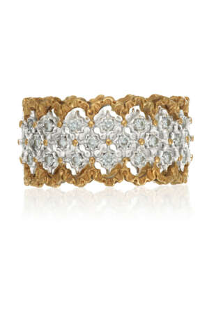 NO RESERVE | BUCCELLATI DIAMOND 'ROMBI ETERNELLE' RING AND UNSIGNED DIAMOND RING - Foto 7