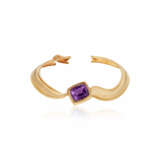 TIFFANY & CO. AMETHYST AND GOLD CHOKER NECKLACE - photo 1