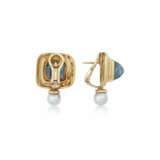 ELIZABETH GAGE GROUP OF BERYL AND CULTURED PEARL JEWELRY - Foto 5