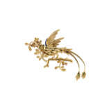 TIFFANY & CO. MULTI-GEM, ENAMEL AND DIAMOND BIRD BROOCH - фото 3