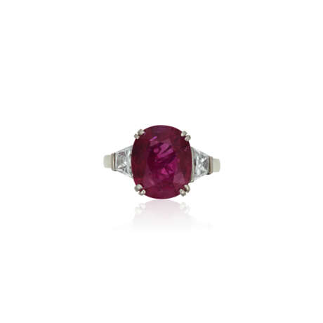 NO RESERVE | HARRY WINSTON RUBY AND DIAMOND RING - Foto 1