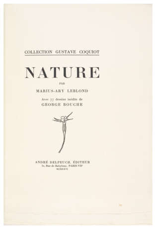 BOUCHE, Georges (1874-1941), Georges ATH&#201;NAS (1880-1953) et Aim&#233; MERLO (1877-1958) dits Marius-Ary LEBLOND - Foto 3