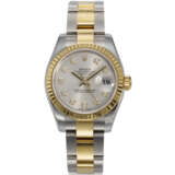 ROLEX, REF. 116334, DATEJUST, AN 18K YELLOW GOLD AND STEEL WRISTWATCH WITH DATE AND DIAMOND HOUR MARKERS - photo 1