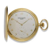 PATEK PHILIPPE, REF. 980J-011, AN 18K YELLOW GOLD HUNTER CASED POCKET WATCH WITH BREGUET NUMERALS - фото 1