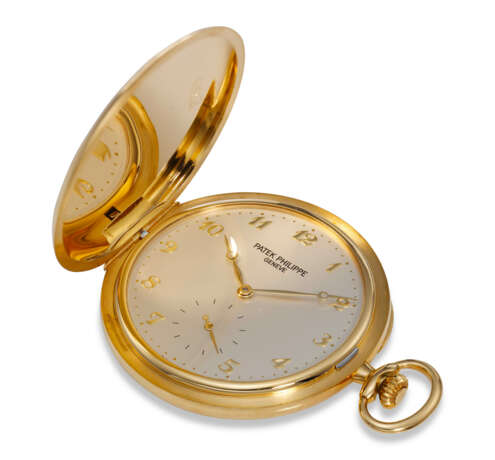 PATEK PHILIPPE, REF. 980J-011, AN 18K YELLOW GOLD HUNTER CASED POCKET WATCH WITH BREGUET NUMERALS - photo 2