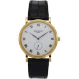 PATEK PHILIPPE, REF. 3919-001, CALATRAVA, AN 18K YELLOW GOLD WRISTWATCH - Foto 1