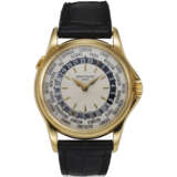 PATEK PHILIPPE, REF. 5110J-001, AN 18K YELLOW GOLD WORLD TIME WRISTWATCH WITH GUILLOCHE DIAL - photo 1
